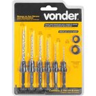 Brocas De Aço Rápido Com Escariador 7/64 A 1/4 E Limitador