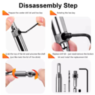 Brocas De Autrocentralização Guia Furo Dobradiças Portas