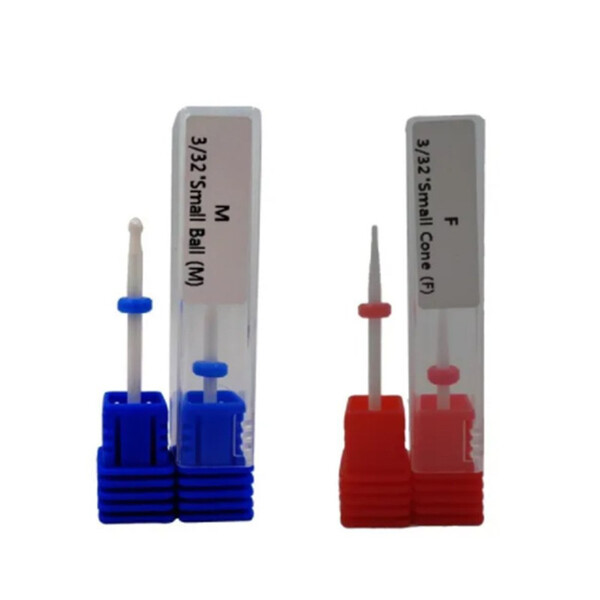 Brocas De Cerâmica Kit 2un Para Manicure Nivelar E  Polir