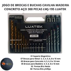Brocas Madeira Metal Concreto Buchas 5 6 8 10m Bits Fenda Phi