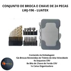 Brocas Madeira Metal Soquetes Crv Bits Fenda Phillips Pz Jogo