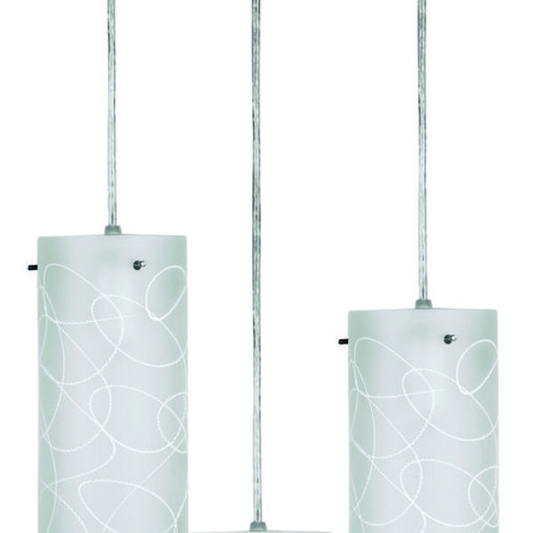 Bronzearte Pendente First 3 X E-27 Vidro Opalino (ax300103pd)