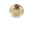 Bronzearte Pendente Globe Acrílicoâmbar 1 Lâmpada C Pingente