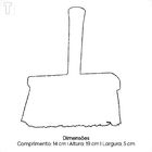 Broxa Retangular 800 - Atlas, Tamanho: Média