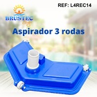 Brustec Aspiarador Para Piscina 3 Rodas