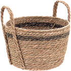 Buana Cesta Decorativa Organizadora Cachepô 17x27x27cm Fibra