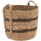 Buana Cesta Decorativa Organizadora Cachepô Fibra Natural 3 P