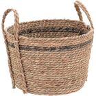 Buana Cesta Decorativa Organizadora Cachepô Fibra Natural 3 P