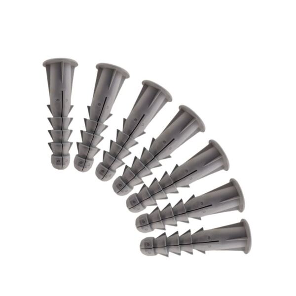 Bucha 10mm Com Anel De Vedação De Concreto Alvenaria 100 Pçs