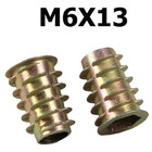 Bucha Americana M6x13mm - (100 Peças)