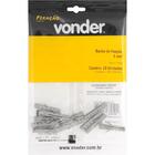 Bucha De Fixação 5 Mm Cartela Com 10 Peças Vonder