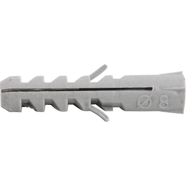 Bucha De Fixação 8 Mm Cartela Com 10 Peças Vonder