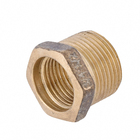 Bucha de Redução Curta Latão Roscável Água Quente e Fria 22x15mm ou 3/4"x1/2" Ramo