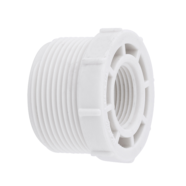 Bucha de Redução Curta Roscável Branca 50x25mm 1.1/2x3/4" Tigre