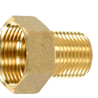 Bucha De Redução Em Metal Longa 3/4 X 1/2 Latão Amarelo