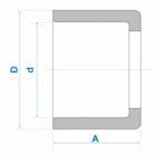 Bucha De Redução Soldável Curta 60 X 50 Mm - Fortlev