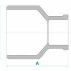 Bucha De Redução Soldável Longa 50 X 25mm - Fortlev