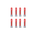 Bucha Nylon 10mm para Concreto Poroso DuoPower 8 peças Fischer