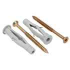 Bucha Nylon para Alvenaria 10mm com Parafuso 15 unidades