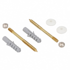 Bucha Nylon para Alvenaria 10mm com Parafuso S 2 unidades