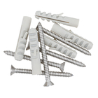 Bucha Nylon para Alvenaria 10mm com Parafuso Standers 5 peças