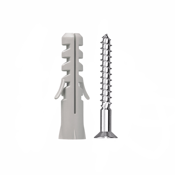 Bucha Nylon para Alvenaria 5mm com Parafuso SF 80 unidades