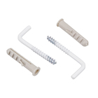 Bucha Nylon para Alvenaria 6mm com Escápula 4 unidades