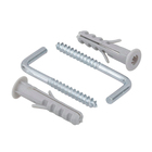 Bucha Nylon para Alvenaria 6mm com Escápula S 4 unidades