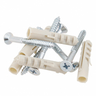 Bucha Nylon para Alvenaria 6mm com Parafuso 5 unidades