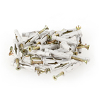 Bucha Nylon para Alvenaria 6mm com Parafuso Standers 25 peças