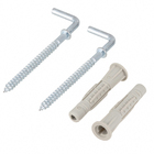 Bucha Nylon para Alvenaria 8mm com Parafuso Frog 2 unidades