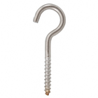 Bucha Nylon para Alvenaria 8mm com Parafuso Gancho 2 unidades