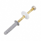 Bucha Nylon para Alvenaria 8mm com Parafuso S 2 unidades