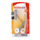 Bucha Nylon para Alvenaria 8mm com Parafuso S 2 unidades