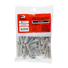 Bucha Nylon para Alvenaria 8mm com Parafuso Standers 40 peças