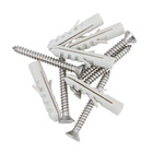 Bucha Nylon para Alvenaria 8mm com Parafuso Standers 5 peças