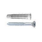 Bucha Nylon Universal 5mm com Parafuso Standers 4 peças