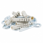 Bucha para Alvenaria 12mm com Parafuso Gancho Standers 10 peças