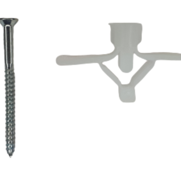 Bucha Para Drywall De 04  A 16mm E Parafusos Com 100 Peças