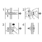 Bucha Para Gesso Gdp2 ( 15 - 23mm ) Com 50 Peças Ivplast