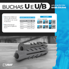 Bucha Plástica Com Anel 6mm Com Anel 1000 Peças Stein