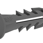 Bucha Plástica Com Anel 8mm Com Anel 1000 Peças Stein