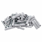 Bucha Plástico para Alvenaria 8mm com Parafuso PPB 50 unidades