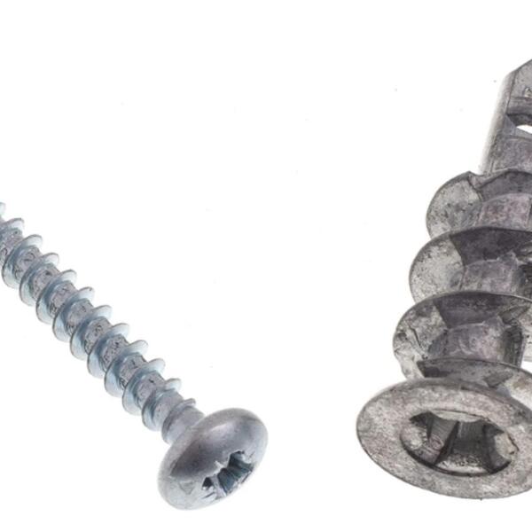 Bucha Rap Met 38mm Para Drywall 4 Peças - Bemfixa