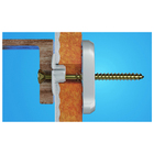 Bucha Sk44 Nylon 10mm com Parafuso Chipboard 4,5x45mm Philips Sfor