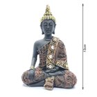 Buda Bhumisparsha Mudra Tocando A Terra - Preto 13cm