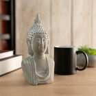 Buda Corpo Hindu Namastê Tibetano Sidarta Concreto Cinza 10 5