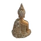 Buda Dourado Bhumisparsha (tocar A Terra) Em Resina PP