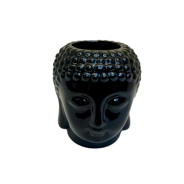 Buda Ornamento De Cerâmica Estatueta Decorativa Preto