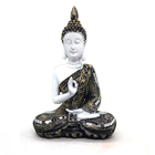 Buda Tibetano Tailandes Sidarta Hindu Estatueta Resina 15cm B